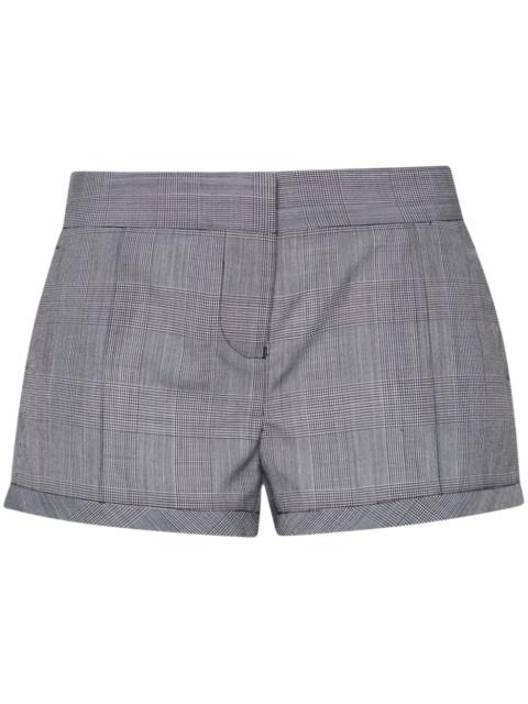 tailored wool shorts