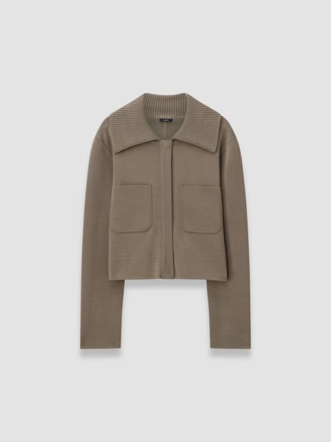 Milano Knit Stretch Short Jacket