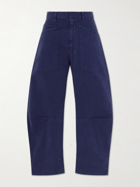 Shon Cotton-blend Twill Tapered Pants