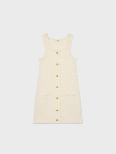 mini apron dress in cotton