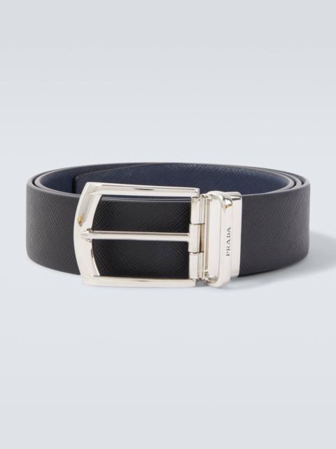 Leather belt