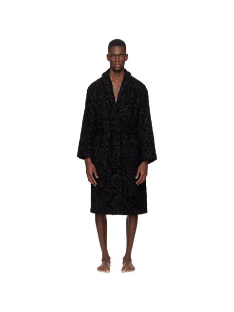Gray Barocco Bathrobe