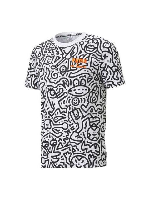 PUMA X Mr Doodle Aop Tee Short Sleeve 59864202