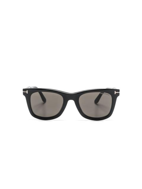 square-frame clip-on glasses