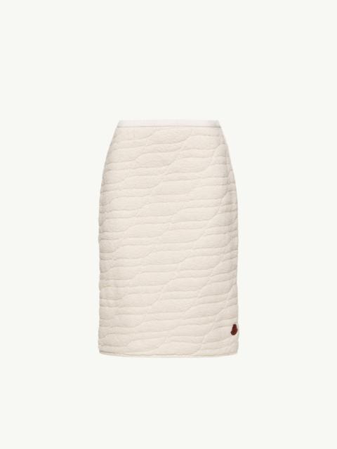 Teddy Knee-Length Padded Skirt