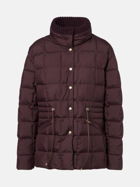 Antigone quilted down jacket