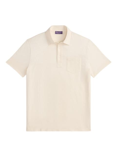 chest-pocket short-sleeve polo shirt