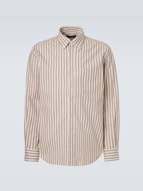 Striped cotton shirt