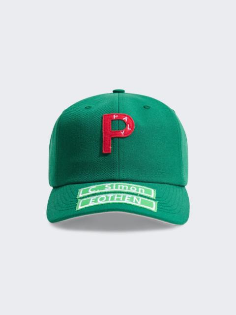 5 Panel Twill "p" Hat Green