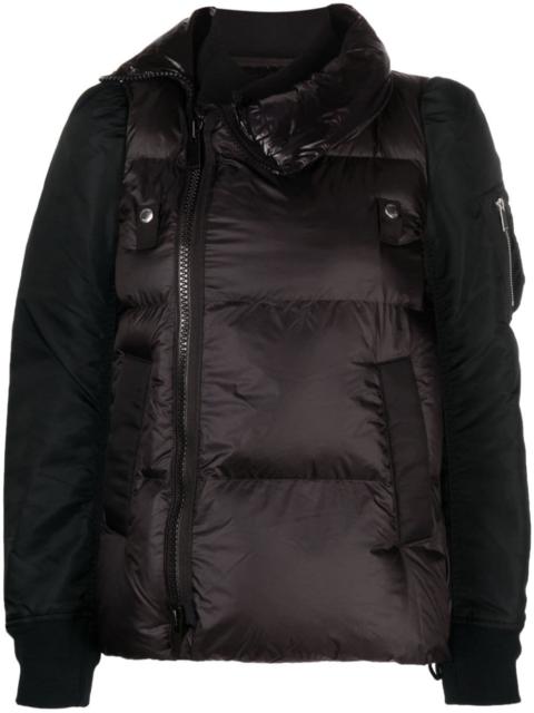 zip-up puffer jacket