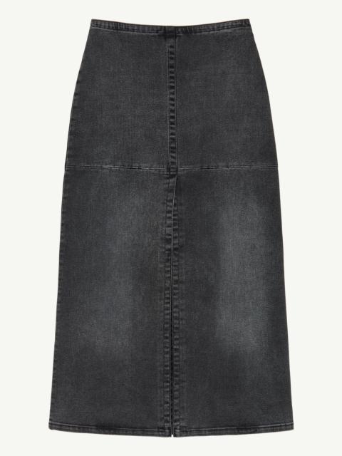 Long Denim Skirt