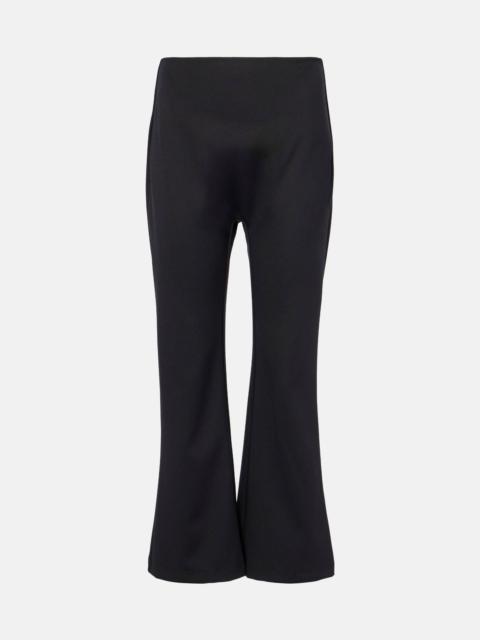 Cropped flared pants