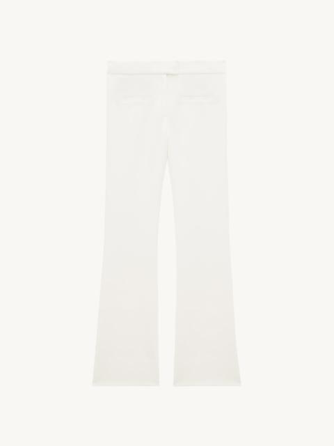 TWILL ZIPPED PANTS