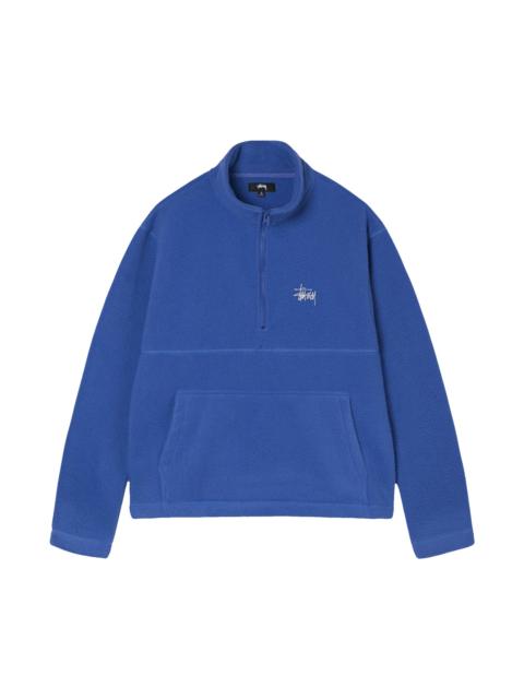 Stussy Half Zip Mock Neck 'Periwinkle'