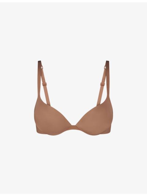 Ultimate tear-drop stretch-woven push-up bra