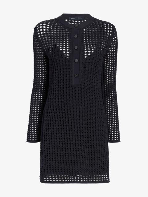 Micah Dress in Open Crochet