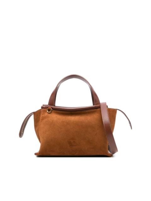 small debossed-logo tote bag