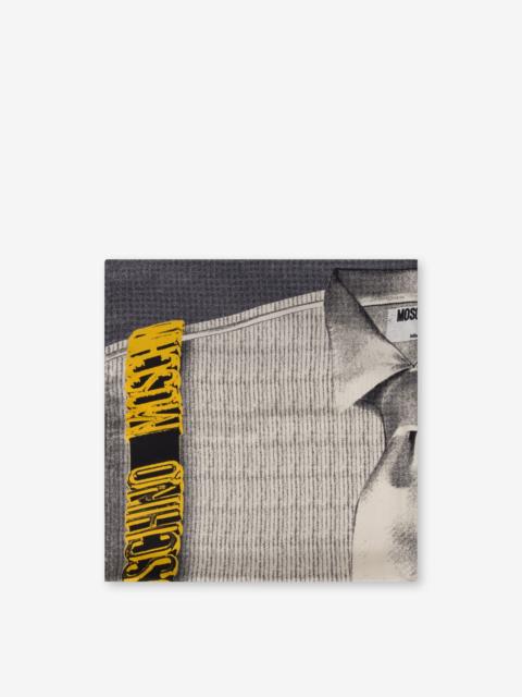PRINTED SILK TWILL SCARF