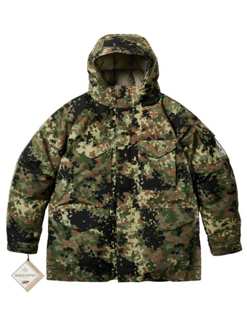 GORE-TEX WINDSTOPPER DOWN PARKA FLECKTARN CAMO