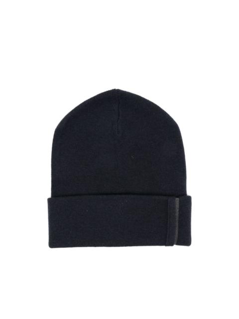 cashmere embellished beanie