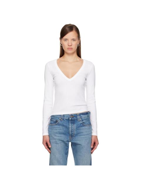 White Dewi Longsleeve T-shirt