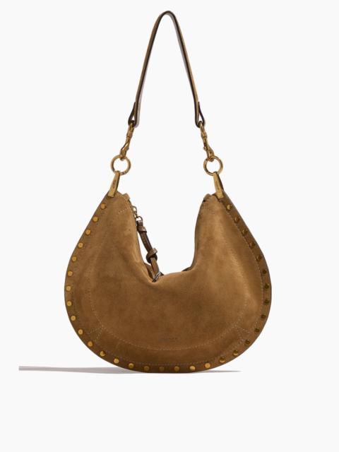 Oskan Soft Zip Crossbody Bag in Taupe