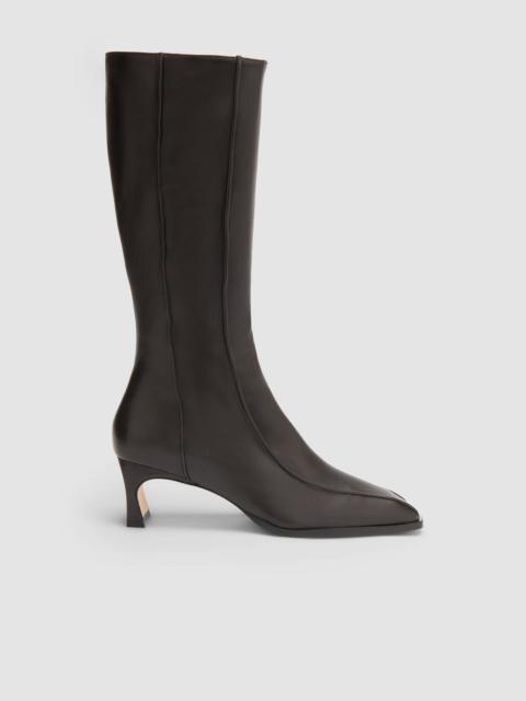 Nieves Ristretto Lamb Nappa Leather Knee-High Boot