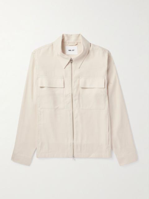 Alban 1808 LENZING™ ECOVERO™ and Linen-Blend Jacket Ecru