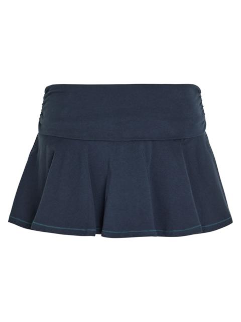 Skims Foldover Stretch-modal Mini Skort