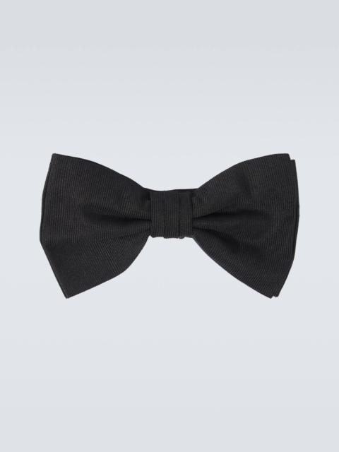 Silk grosgrain bow tie