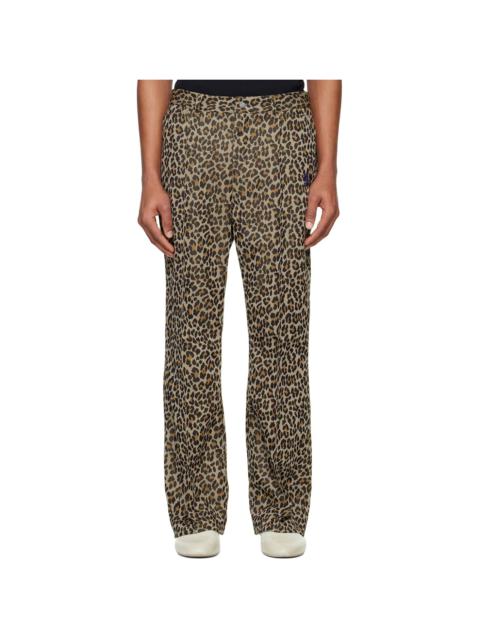 Beige Boot-Cut Jeans