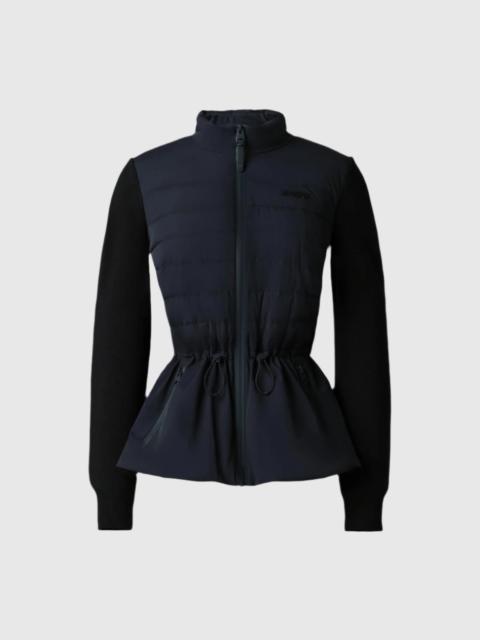 LAIKA-Z Hybrid Down Jacket with Peplum