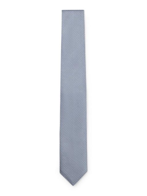 JACQUARD-PATTERN TIE IN A SILK BLEND