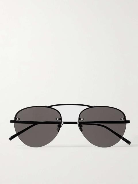 Aviator-Style Metal Sunglasses