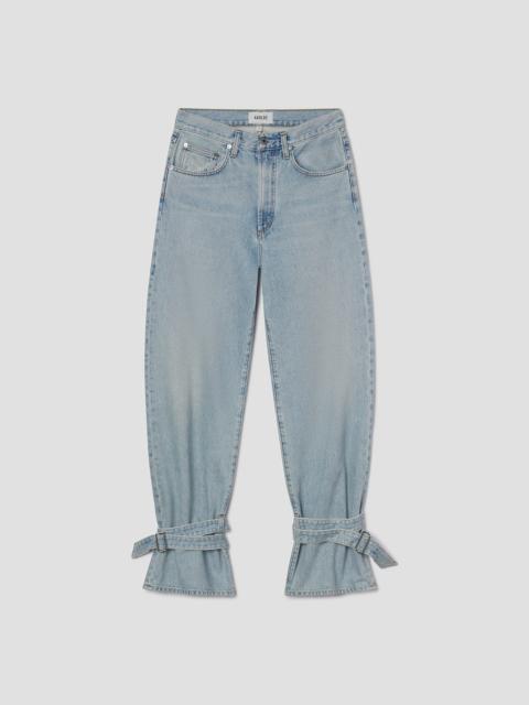 CINCHED HEM LOOSE TAPER IN CUSTOM