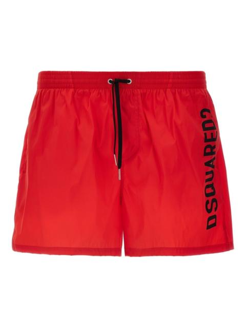 logo-print swim shorts