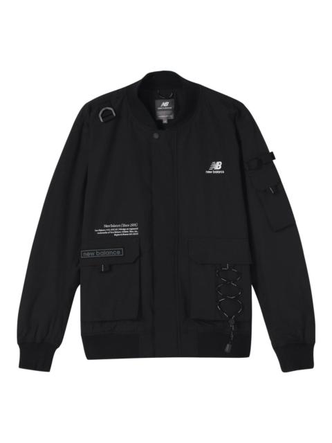 New Balance Logo Windproof Down Jacket 'Black' NAA1N013-BK