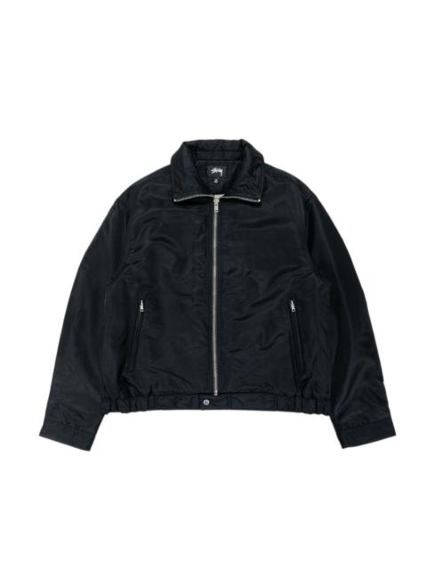 Stüssy Pile Lined Zip Jacket Black