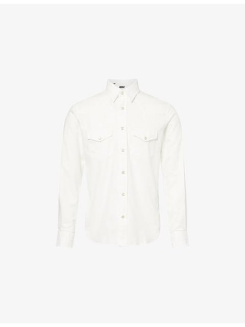 Western Slim-Fit Cotton Shirt