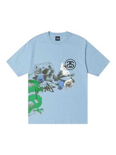 Stussy Strike Pigment Dyed Tee 'Sky Blue'