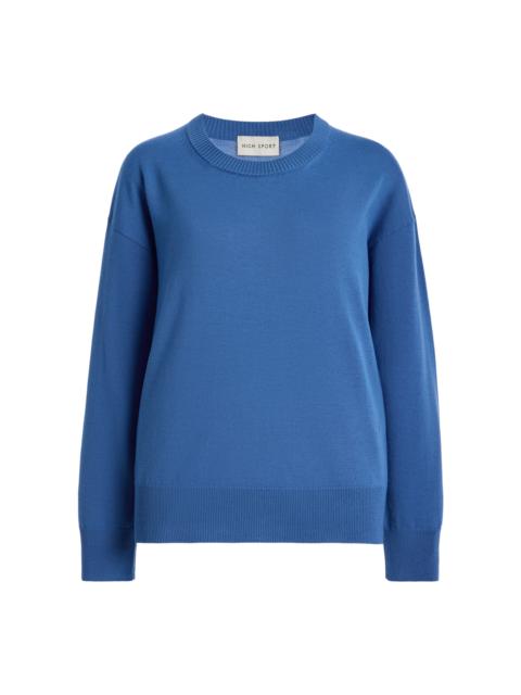 Jenna Wool Sweater blue