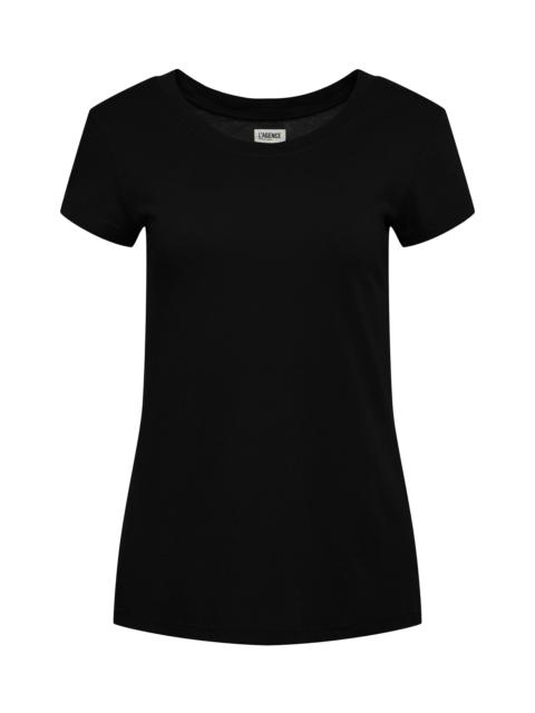 Cory Cotton Scoopneck Tee