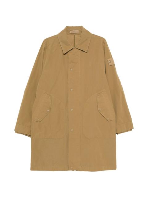 buttoned parka