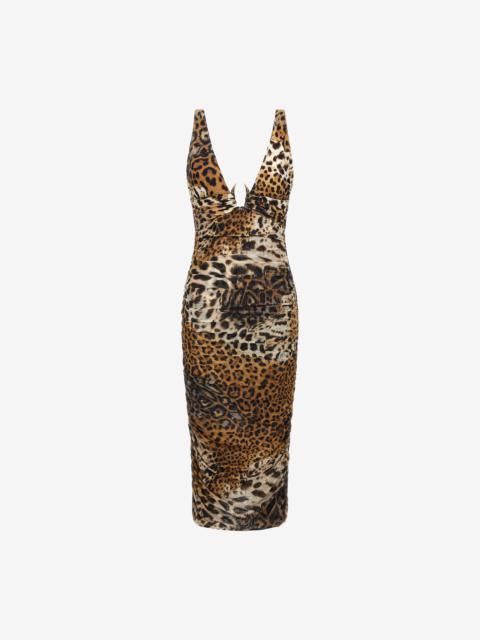 Jaguar Skin print dress