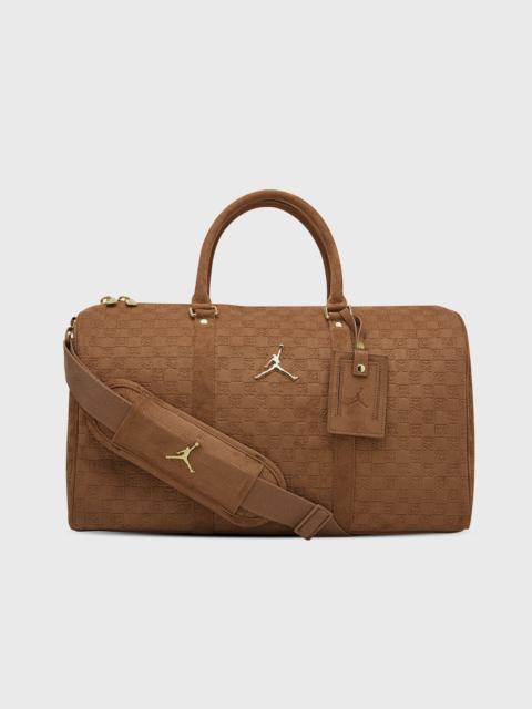 SUEDE MONOGRAM DUFFLE M