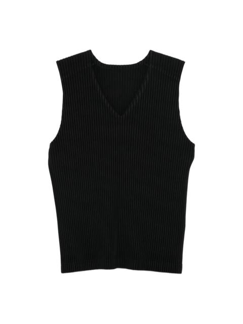 OCTOBER AW25 BASIC VEST - BLACK
