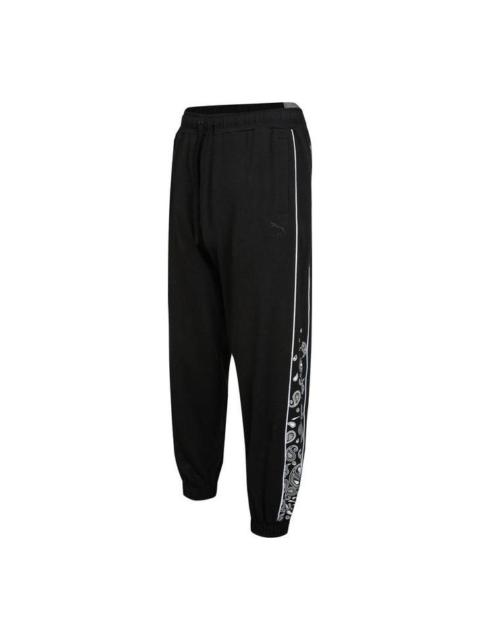 PUMA Paisley Sweat Pants 'Black' 539524-01