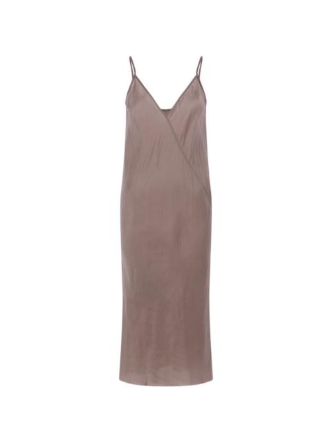 satin slip dress