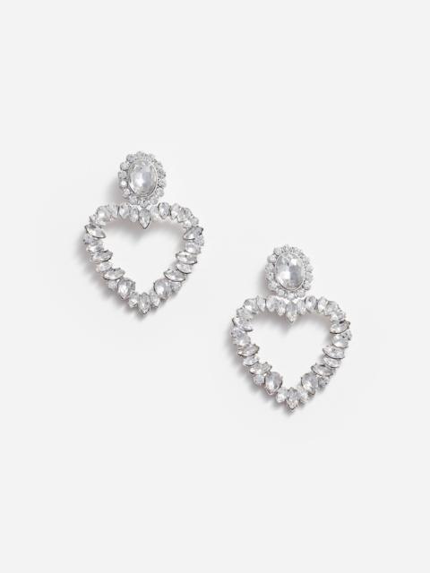 Crystal Heart Earrings