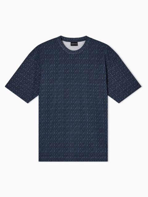 ASV JERSEY T-SHIRT WITH MAJOLICA-EFFECT PRINT